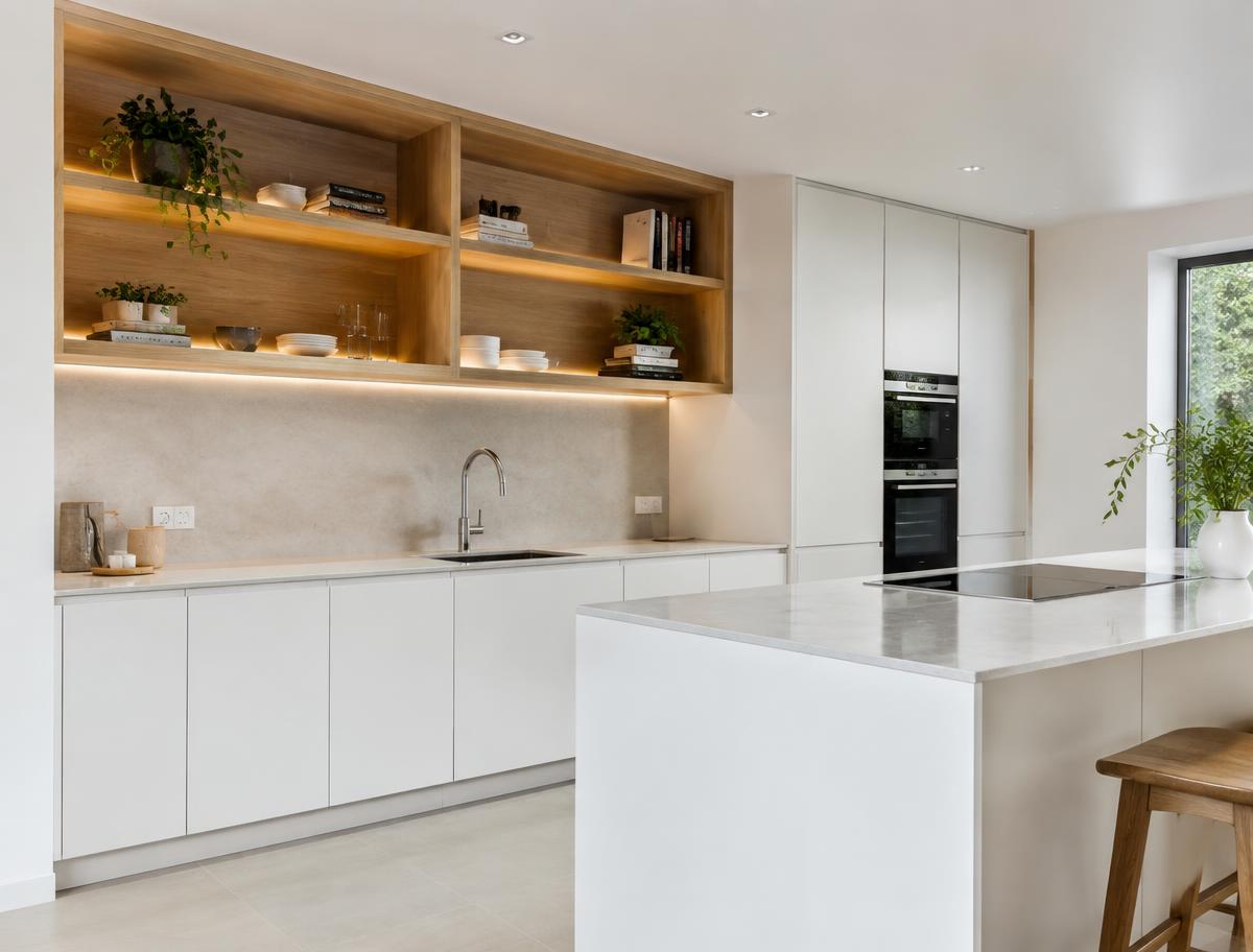 Modern fitted kitchen