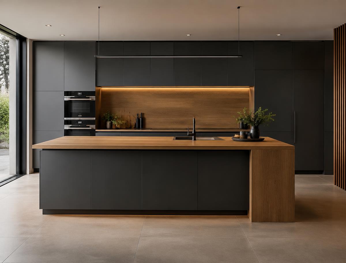 Modern kitchen cabinets